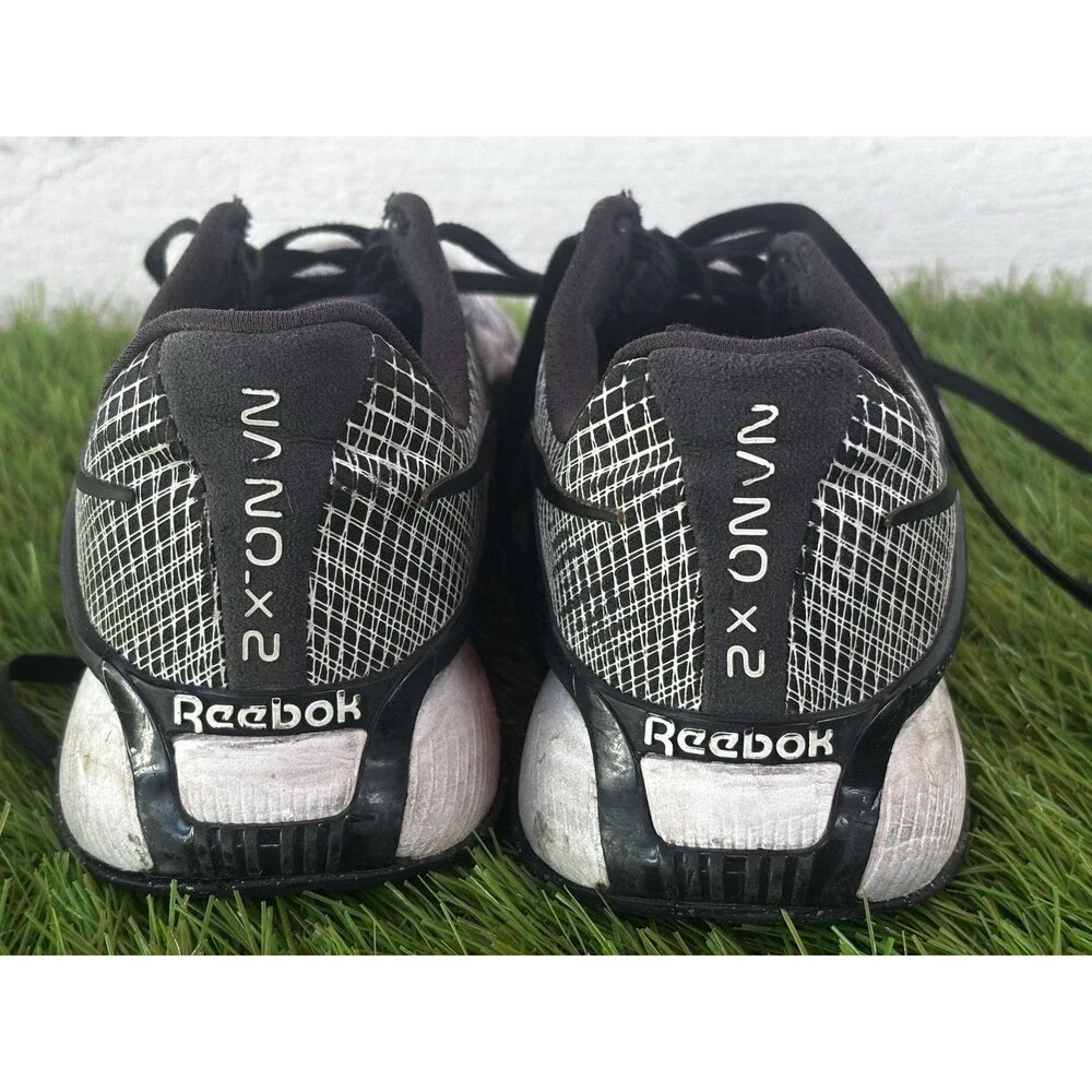 Reebok Nano X2 Black Pure Grey Mens Training Shoes Size 8